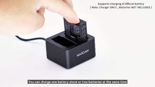 Amazon.com: Dual Battery Charger with Type-C USB Cable for GoPro